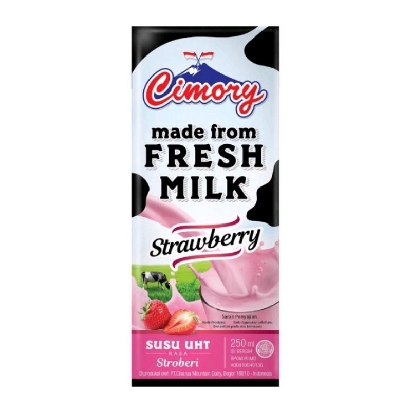 

CIMORY STRAWBERRY 250 ml - susu UHT rasa stroberi