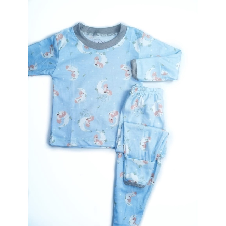 Pajamas Set Oblong Korea WInteku  - Setelan Oblong Panjang Boy Korea