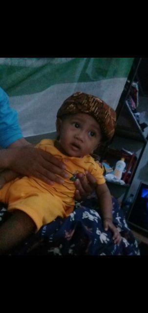 Blangkon Solo | Blangkon Anak | Motif Batik Sliwir