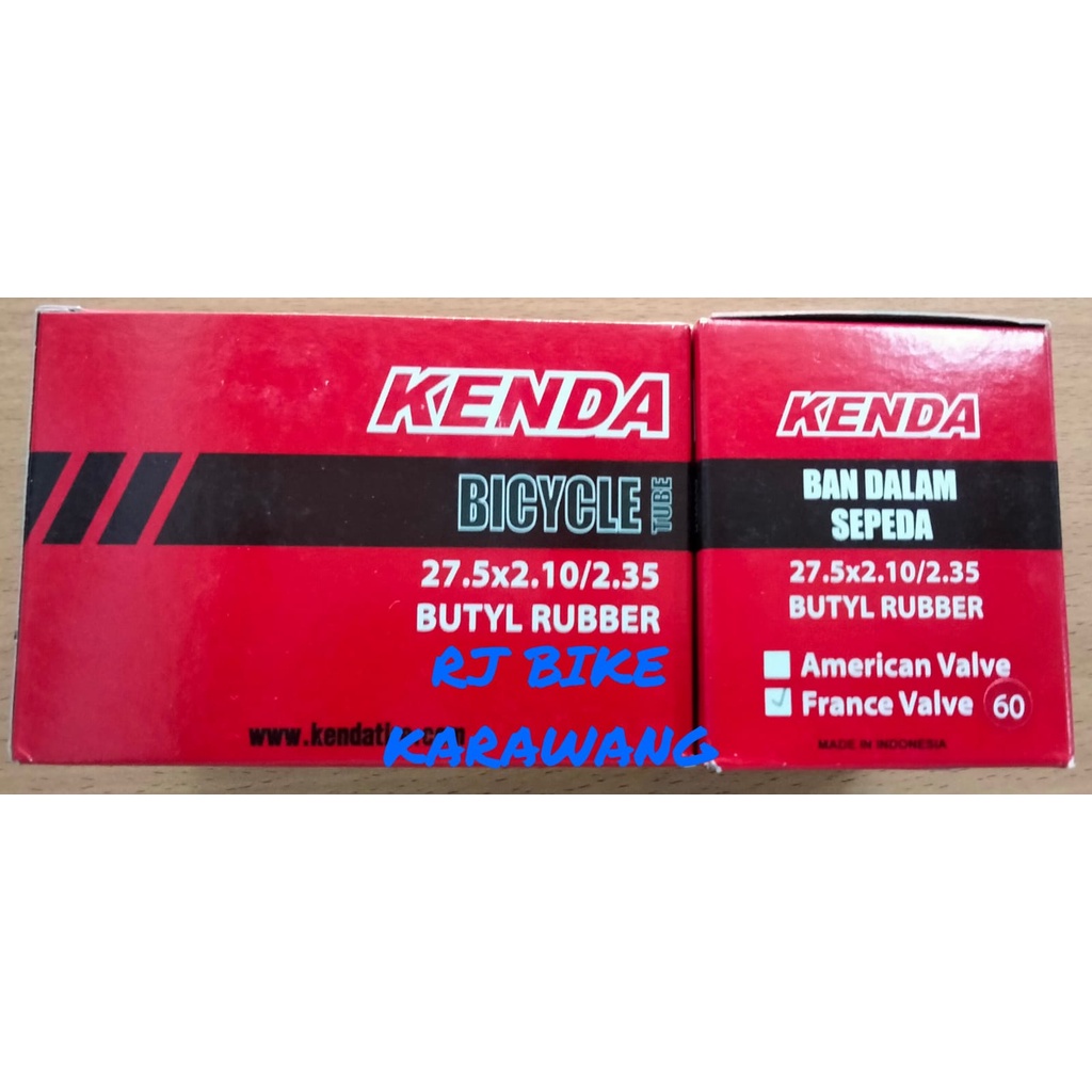 BAN DALAM KENDA 27.5 X 2.10/2.35 PRESTA FV 60MM