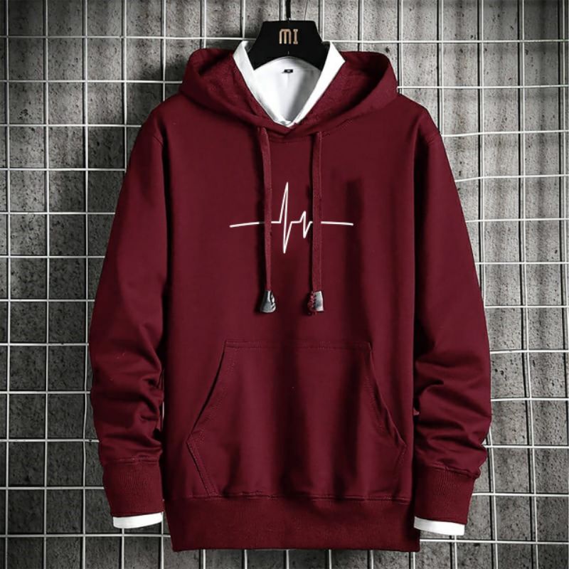 COD//DS//SWEATER HOODIE DETAK (M-L-XL-XXL)