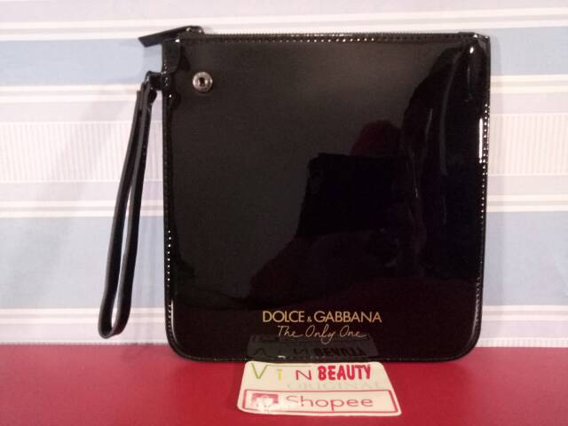 Pouch / Dompet Isi 3 Pc By Dolce &amp; Gabbana OriginaL Seri The Only One Hitam Murah