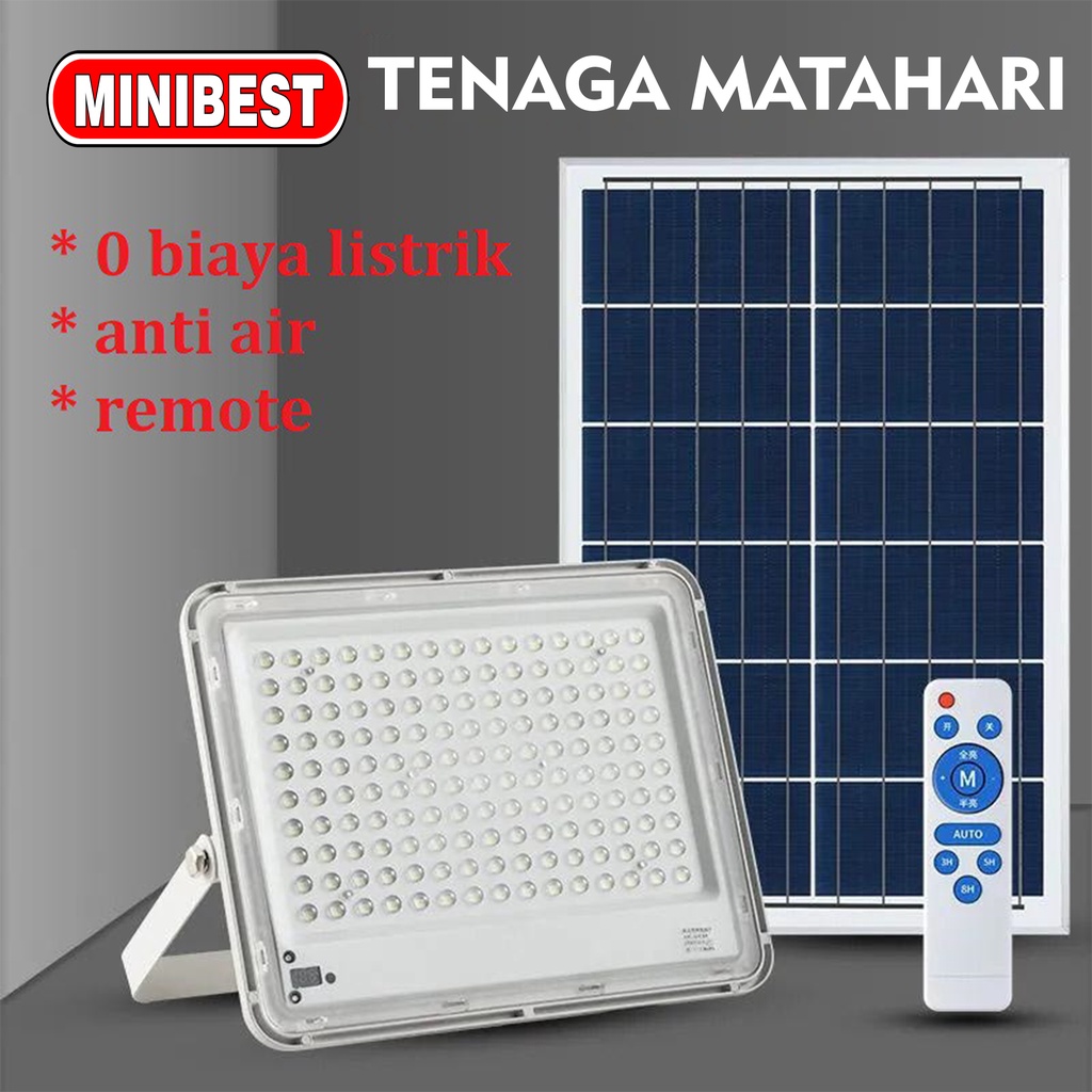 LAMPU LED SOROT TENAGA MATAHARI LED TENAGA SURYA - PANEL SURYA 150W SOLAR CELL