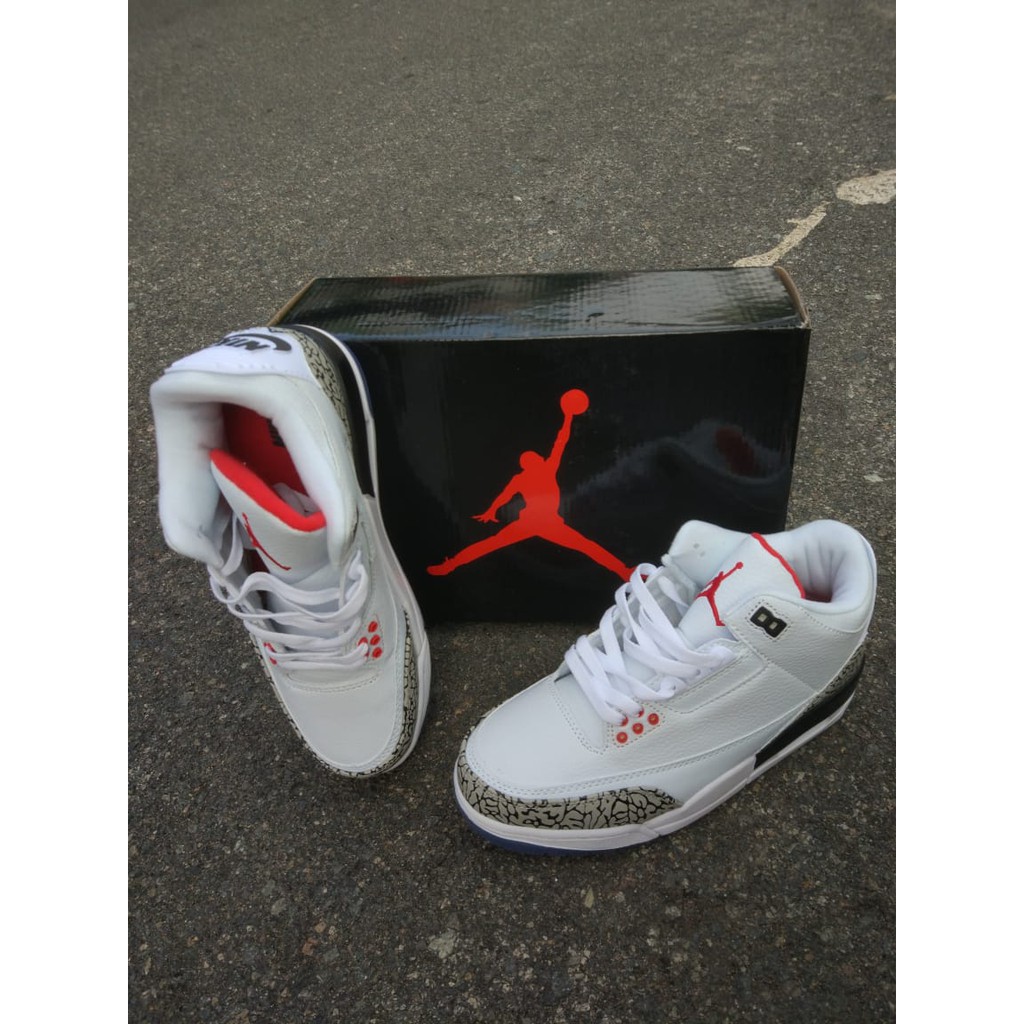 air jordan retro 3 cement white