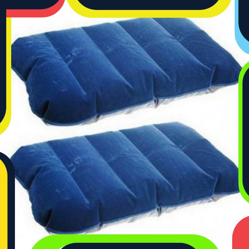 Bayar Ditempat Laris! LISM Bantal Angin Inflatable PVC Neck Pillow High Rest - H0T019