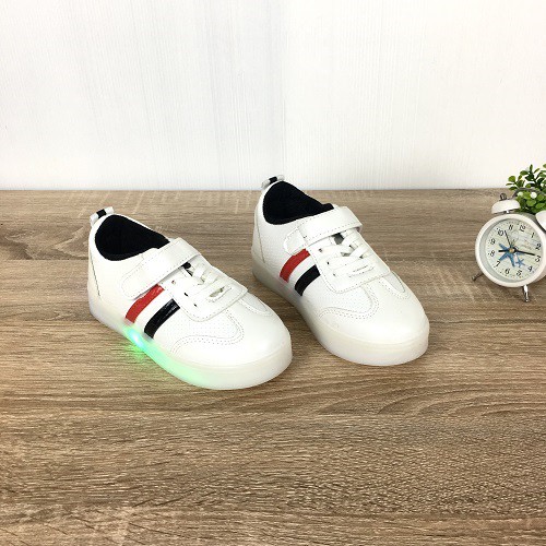 JSK007 Sepatu Sneakers Anak Laki-laki Import LED 2-5 tahun (27-30)