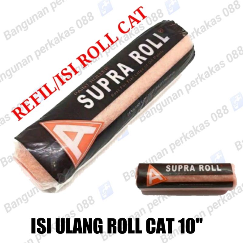 BULU RALL SUPRA BAGUS /ISI ROLL CAT / REFIL KUAS ROLL/ ISI ULANG ROLL CAT MURAH