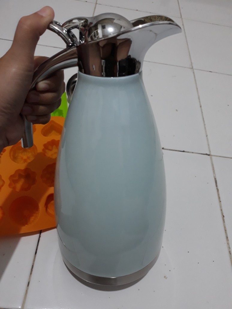 Kettle Teko Thermo Air Kopi Teh Teknologi Kedap Udara Stainless Steel 2l