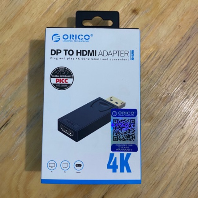 Orico XD-DLFH4 Konektor Connector DisplayPort to HDMI  Display Port To HDMI