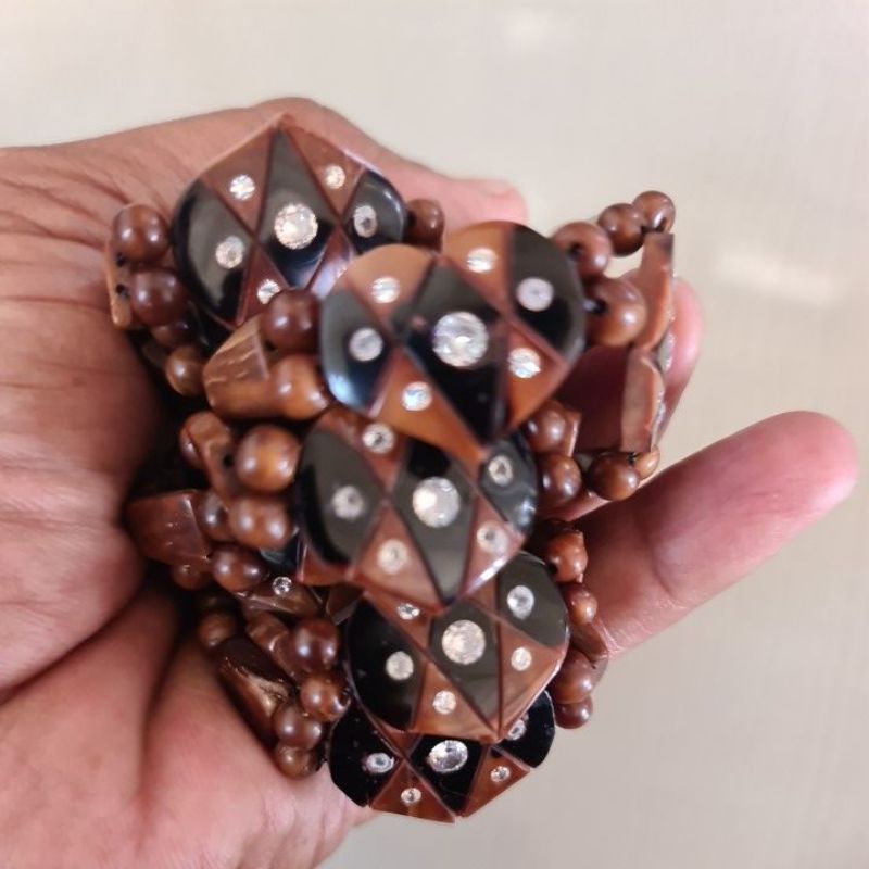 GELANG KOKKA PLAT LOVE PERMATA  GELANG KOKKA WANITA GELANG KOKKA DEWASA