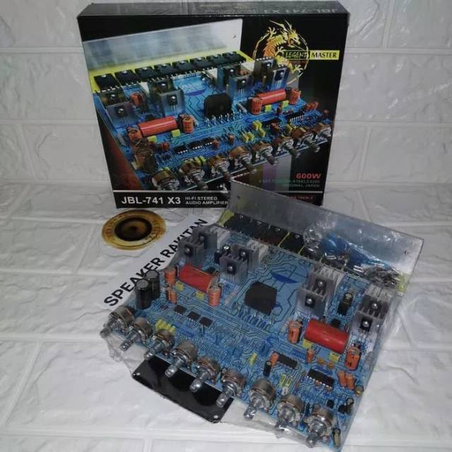 Kit Amplifier 2x300Watt JBL-741 X3