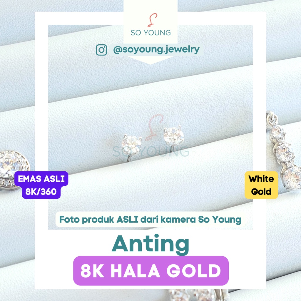 Anting Hala Gold Heksa Collection EA210559 Kadar 8K