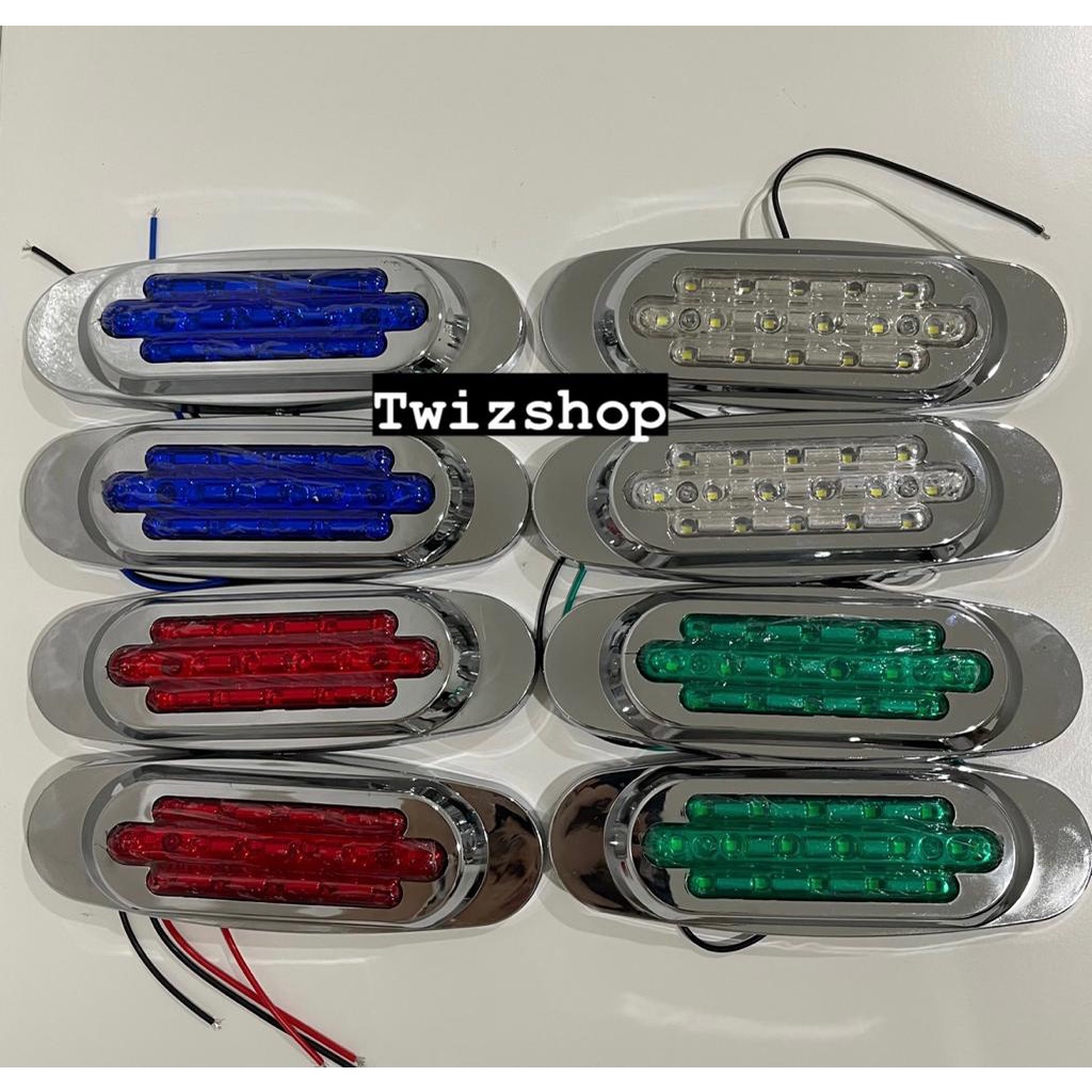 Lampu Samping Truk 12V 24V / LED Variasi Samping Bak Truk 12V 24 Volt