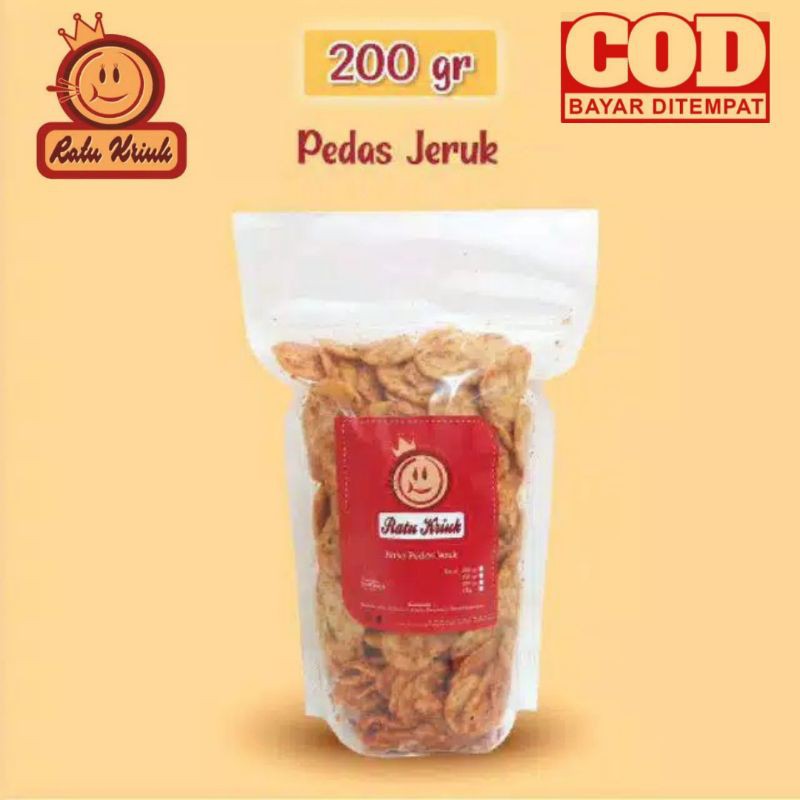 

200gr Seblak Kering Pedas Jeruk Ratu Kriuk