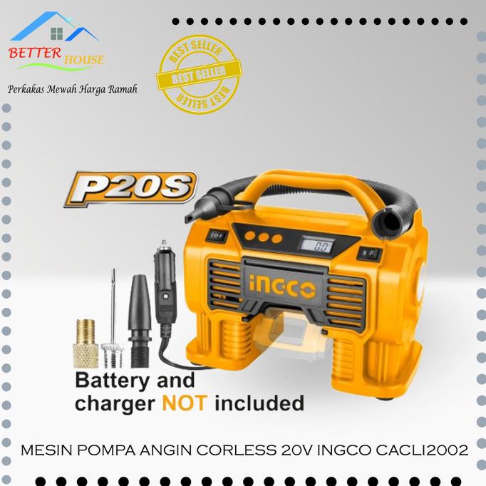 Kompressor Angin Pompa Angin Isi Angin Ban INGCO CACLI2002 Unit Only