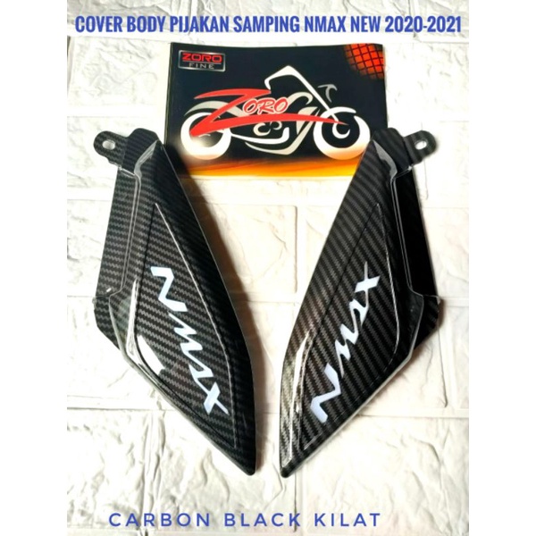 cover tutup pijakan body samping carbon zoro Yamaha all new nmax pnp