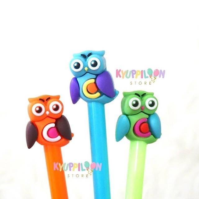 

1Lusin Gel Pen Burung Hantu / gel pen / gel pen karakter / TERMURAH