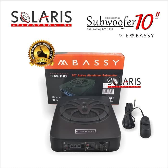 SUBWOOFER KOLONG 10 Inch PREMIUM EMBASSY EM-1110