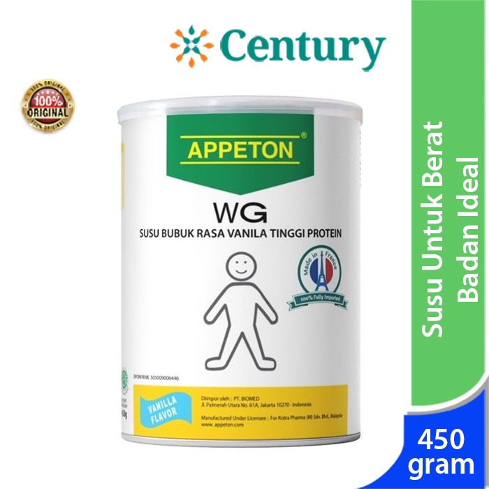 

Appeton Weight Gain Adult 450g/Susu/Menambah Berat Badan/Vanilla