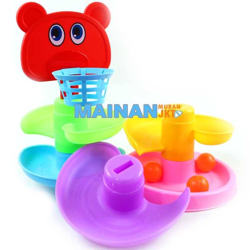 MAINANKEI MAINAN ANAK MURAH ROLLING BAR MB06 MAINAN ANAK LEMPAR BOLA ROTATING BALL