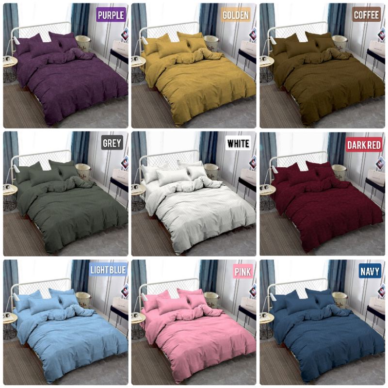 BED COVER / BEDCOVER SET 180x200 VALLERY QUINCY / BED COVER POLOS VALLERY QUINCY 180x200