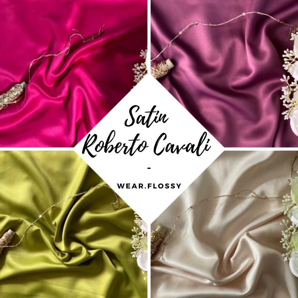 Kain Satin Premium Roberto Cavali/Sateen Velvet Cavali Premium 1 meter