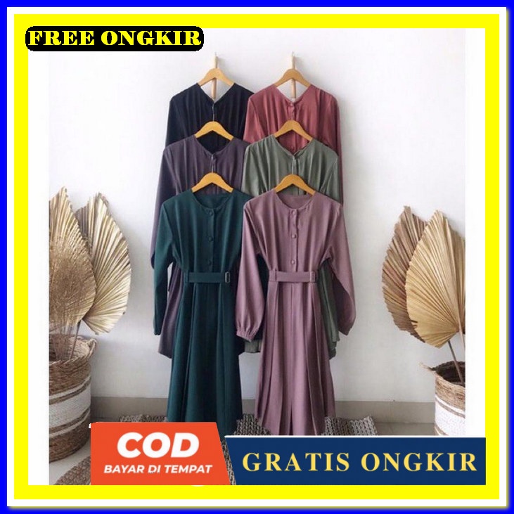 Baju Muslim Remaja Pakaian Wnta Bj Fashion Lebaran 2022 Bsju Muslimah Tunik Wanita Import Dres Kemej
