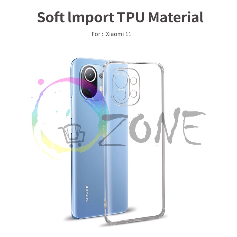 SOFTCASE TRANSPARAN XIAOMI MI 11 - Mi11 LITE PREMIUM CLEAR SOFT CASE