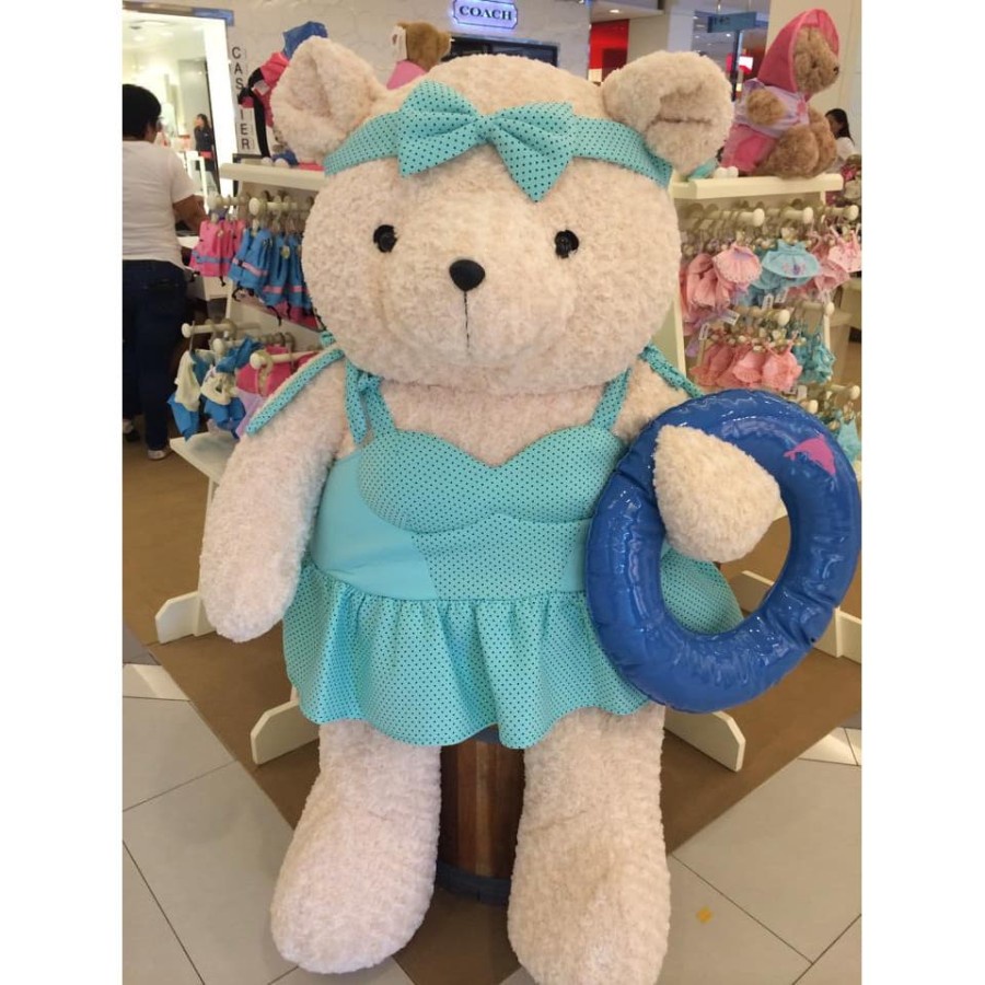 TEDDY HOUSE SPECIAL SET MARTIES SWIMSUIT MINT/ PINK 60 INCHI