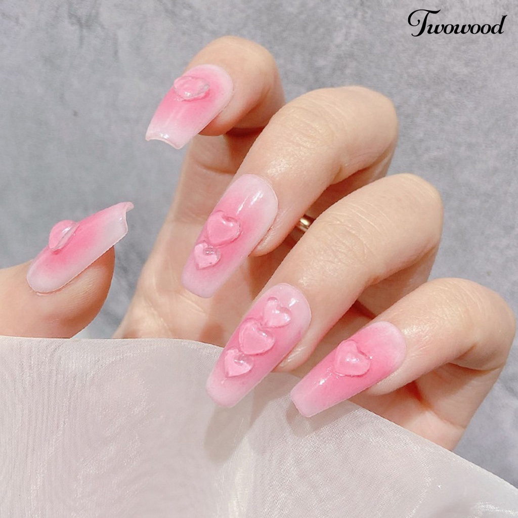 100pcs Aksesoris Kuku 3D Bahan Resin Untuk Dekorasi Manicure