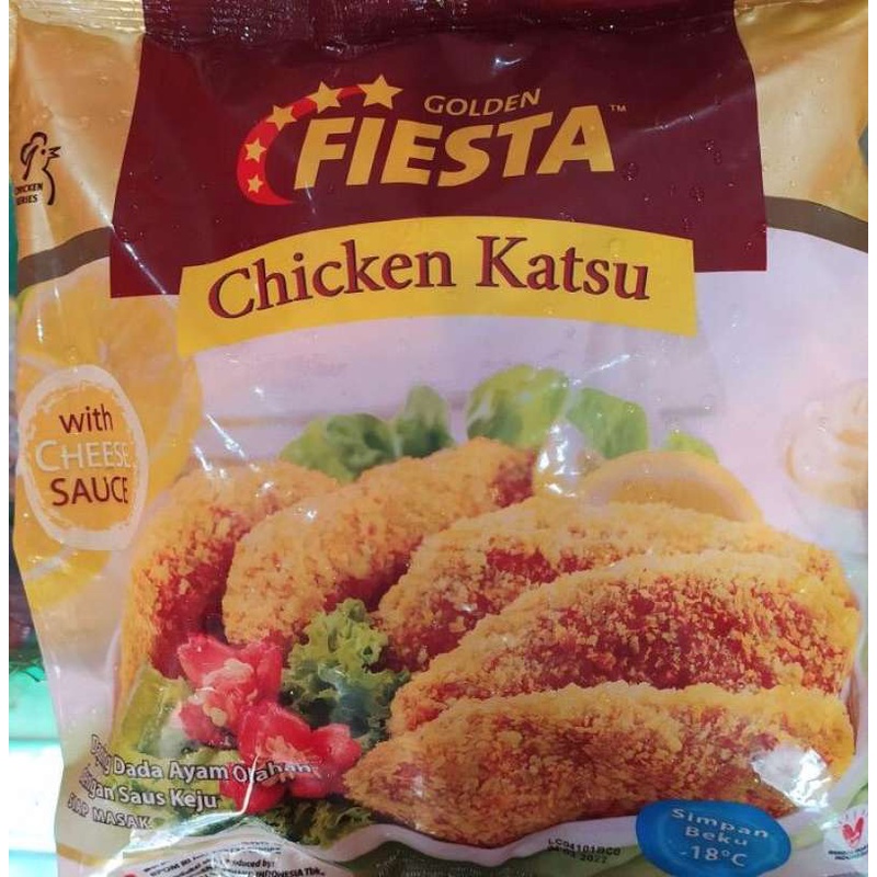 

fiesta golden katsu 500 gr | frozen food | makanan beku | nugget ayam