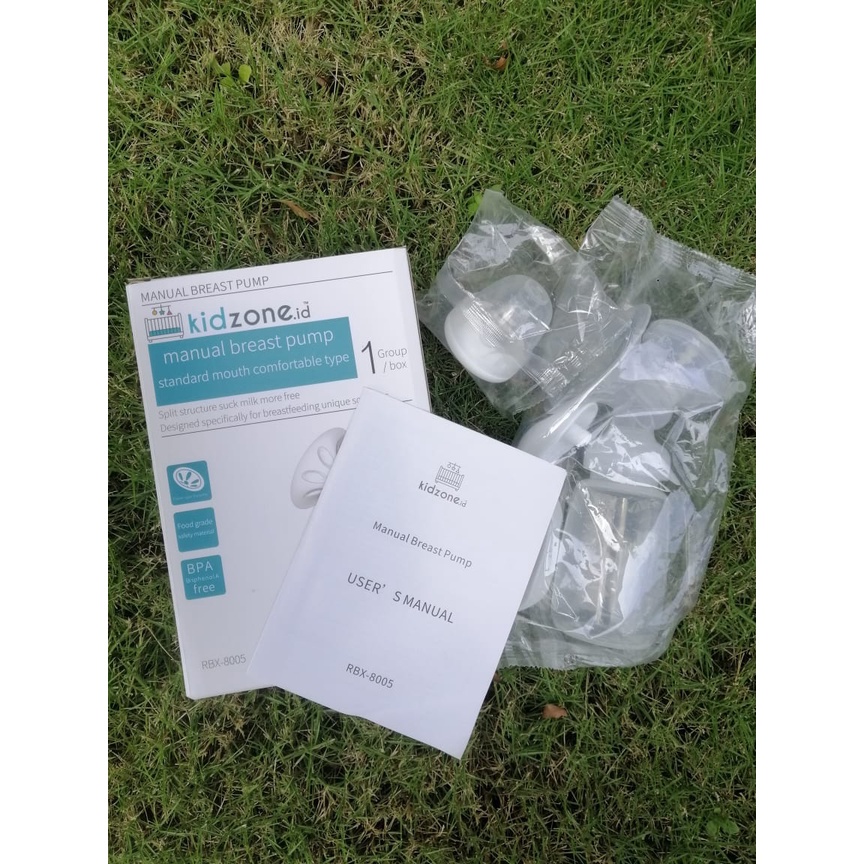 [TERLARIS] KIDZONE Real Bubee Breast Pump - Pompa Asi Manual / Breast Pump Manual Bersertifikat ORI