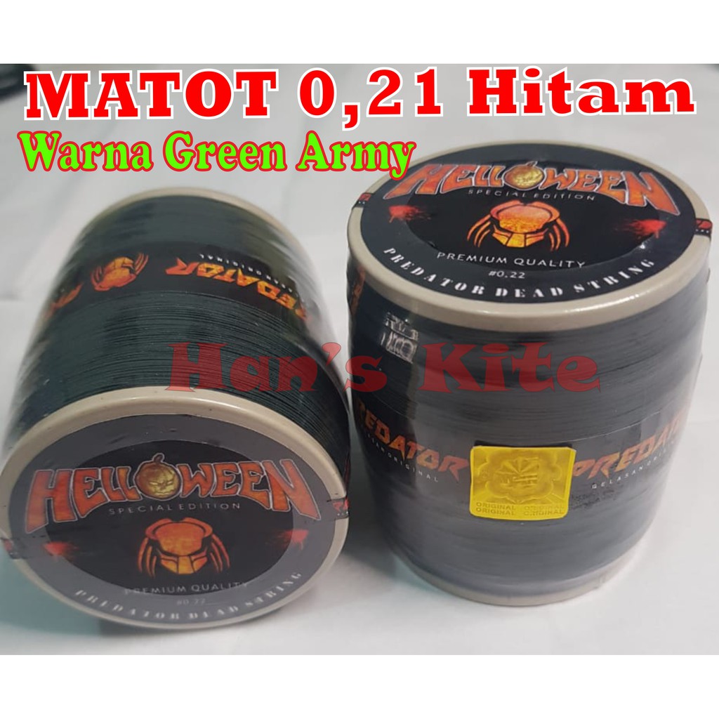 Gelasan PREDATOR Helloween Matot 0,21 Formula Khusus Special Turnament Predators Hellowen Heloween