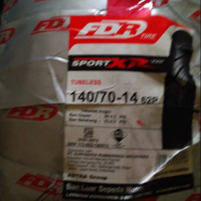 Ban murah fdr sport XR uk 140/70 ring 14