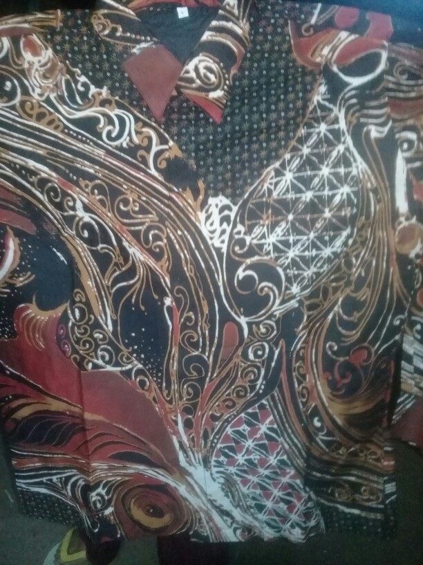 Batik Pria Bima Lengan Panjang Size M-xxl Full Furing Batik Solo Katun Halus Sragenan