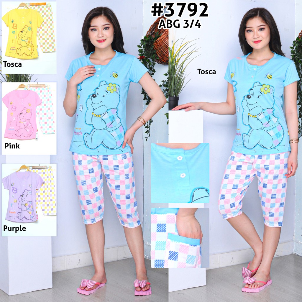 Baju Tidur Wanita Remaja Dewasa RST 3792 / 3794 / 3787B ...