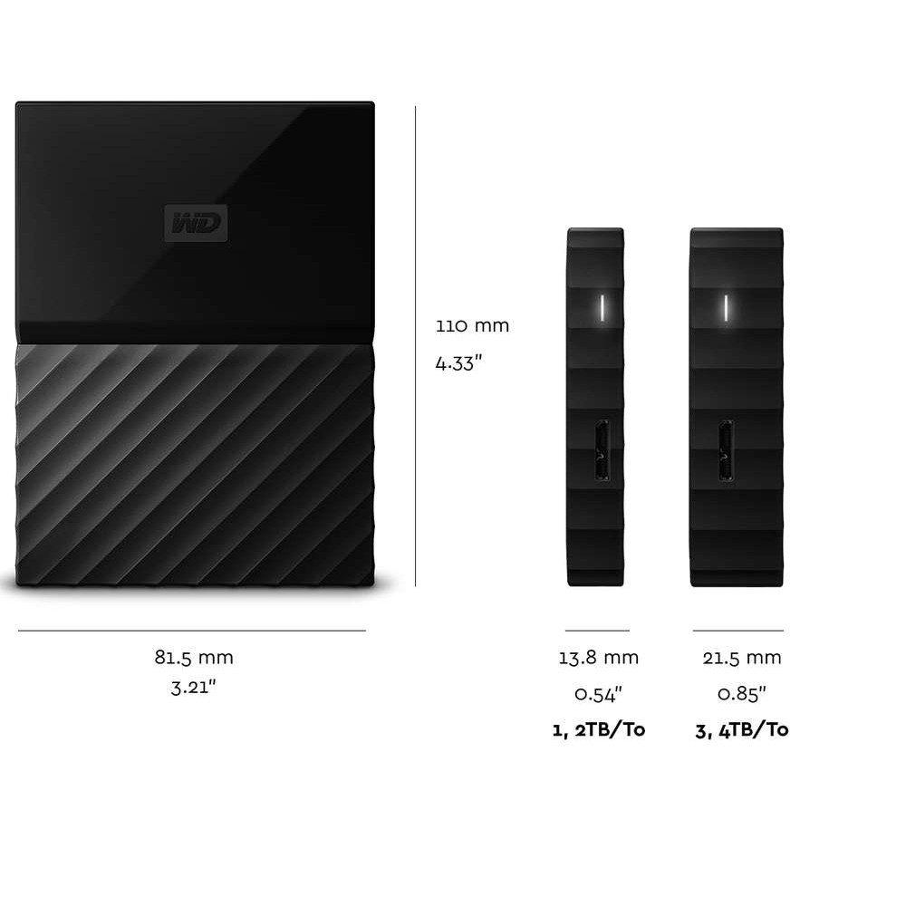 HDD WD 2 TB MY PASSPORT