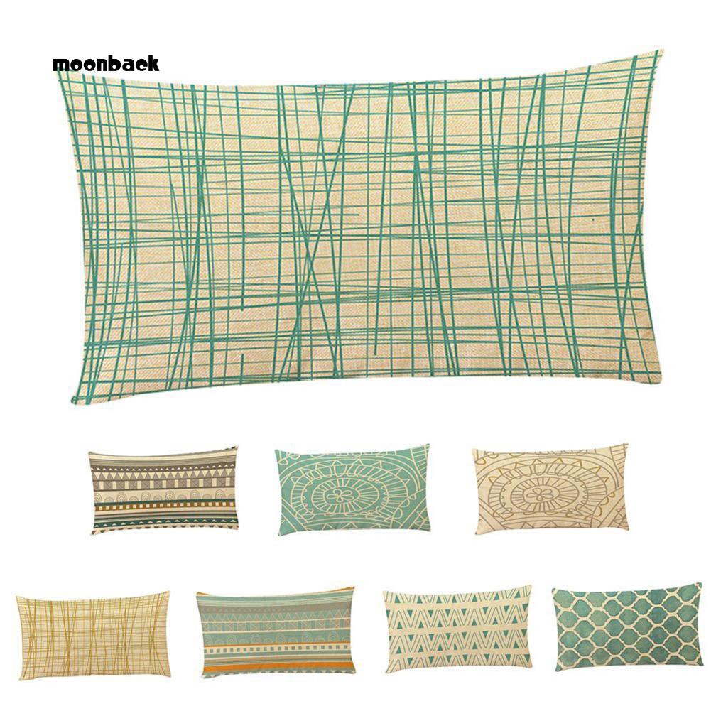 Sarung Bantal Sofa Persegi  Panjang  Desain Simple untuk 