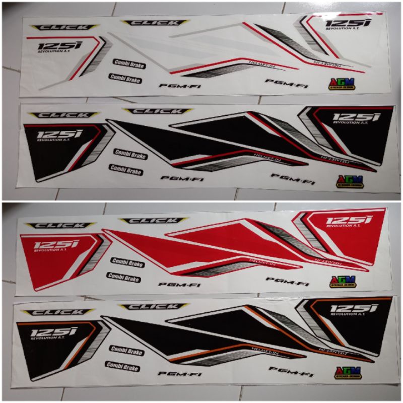 Striping Stiker List Vario 125/150 LED Click 125
