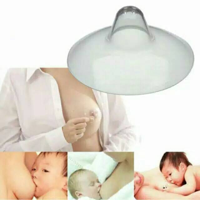 Nipple Shield Silicone/ Penyambung Puting ASI Bahan Silicone Lembut