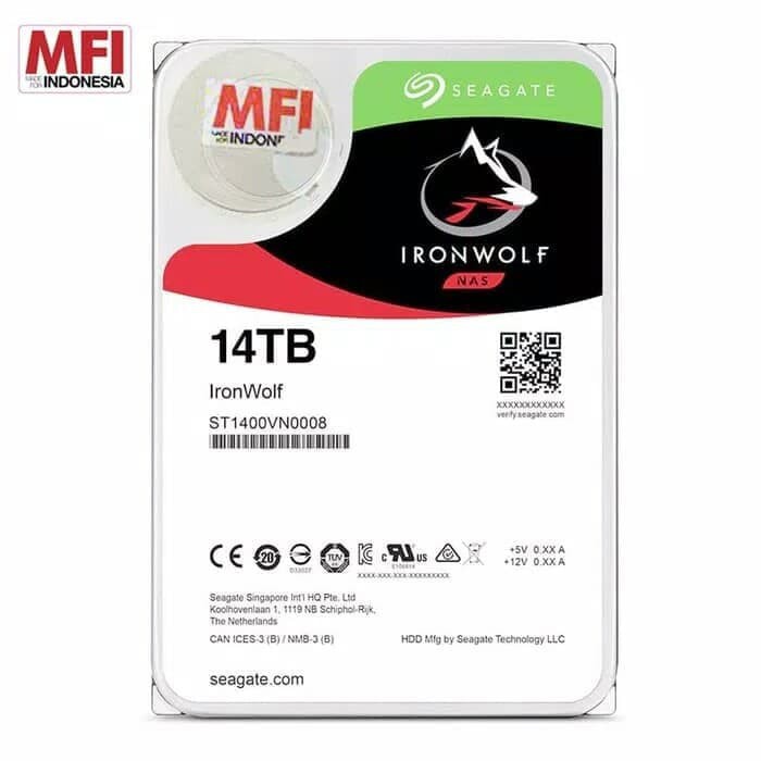 HDD Seagate Ironwolf NAS 14TB