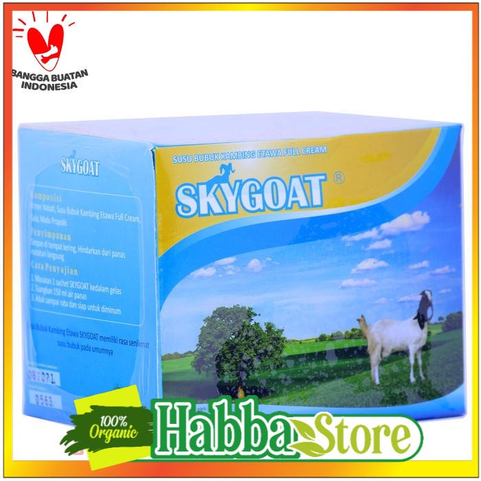 

SkyGoat Susu Kambing Bubuk Etawa Skygoat Plus Propolis - Original Produk
