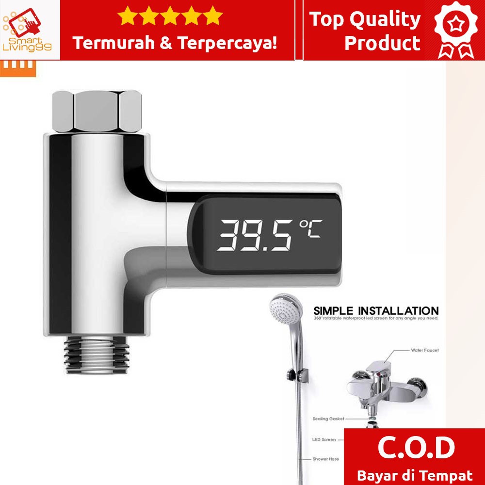 [SmartLiving99] Xiaomi Mijia Shower Thermometer LED Display Home Water - LQC-01