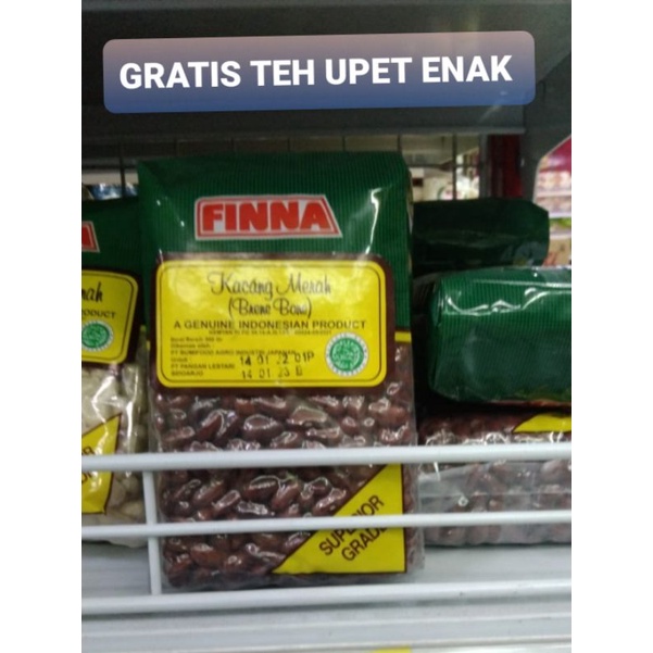 

Finna Kacang Merah 500gr / Brene Bone GRATIS TEH upet ENAK khas Cirebon