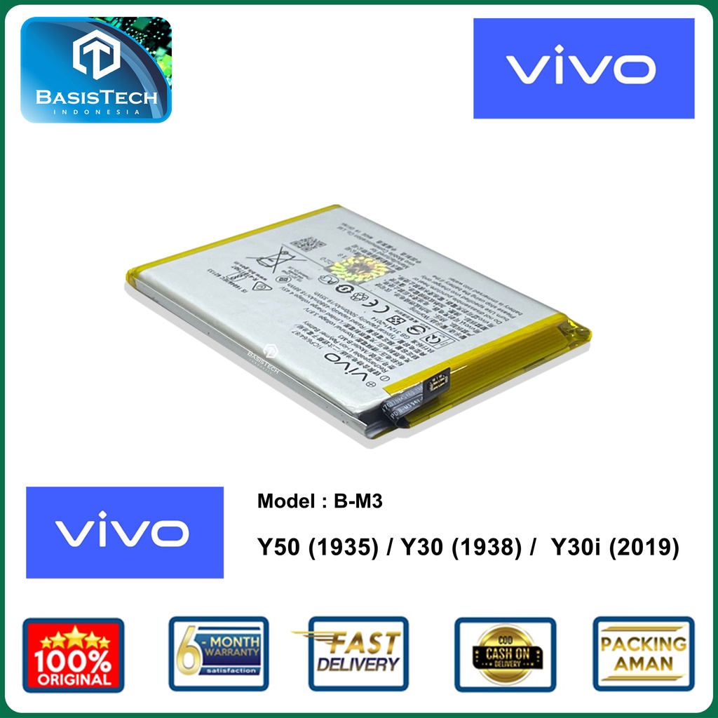 BATERAI VIVO Y50 1935 - VIVO Y30 1938 - VIVO Y30i 2019 - B-M3 - ORI