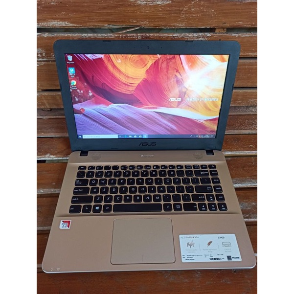 Laptop Asus X441B X441BA Amd A4-9125 Ram 4gb HDD 500gb Windows 10 Ori - Laptop Bekas Seken Second 2n