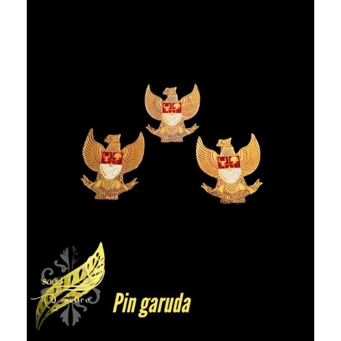 Pin burung Garuda Bros peci garuda