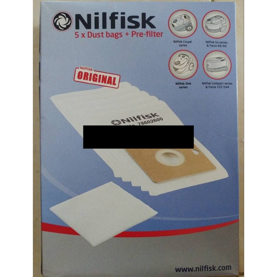 NILFISK DUST BAG SET KANTONG DEBU SERI COUPE NEO ONE