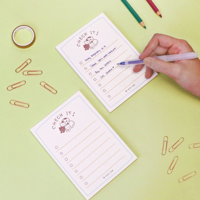 

[jkhu] Catatan Memo Pad Alat Tulis Notepad Lucu Korean