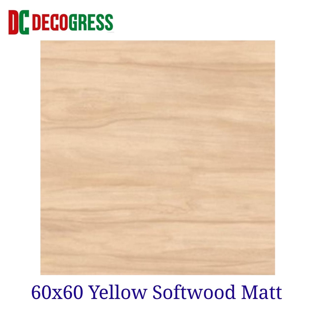 DECOGRESS - Granit 60x60 Yellow Softwood (Matt)